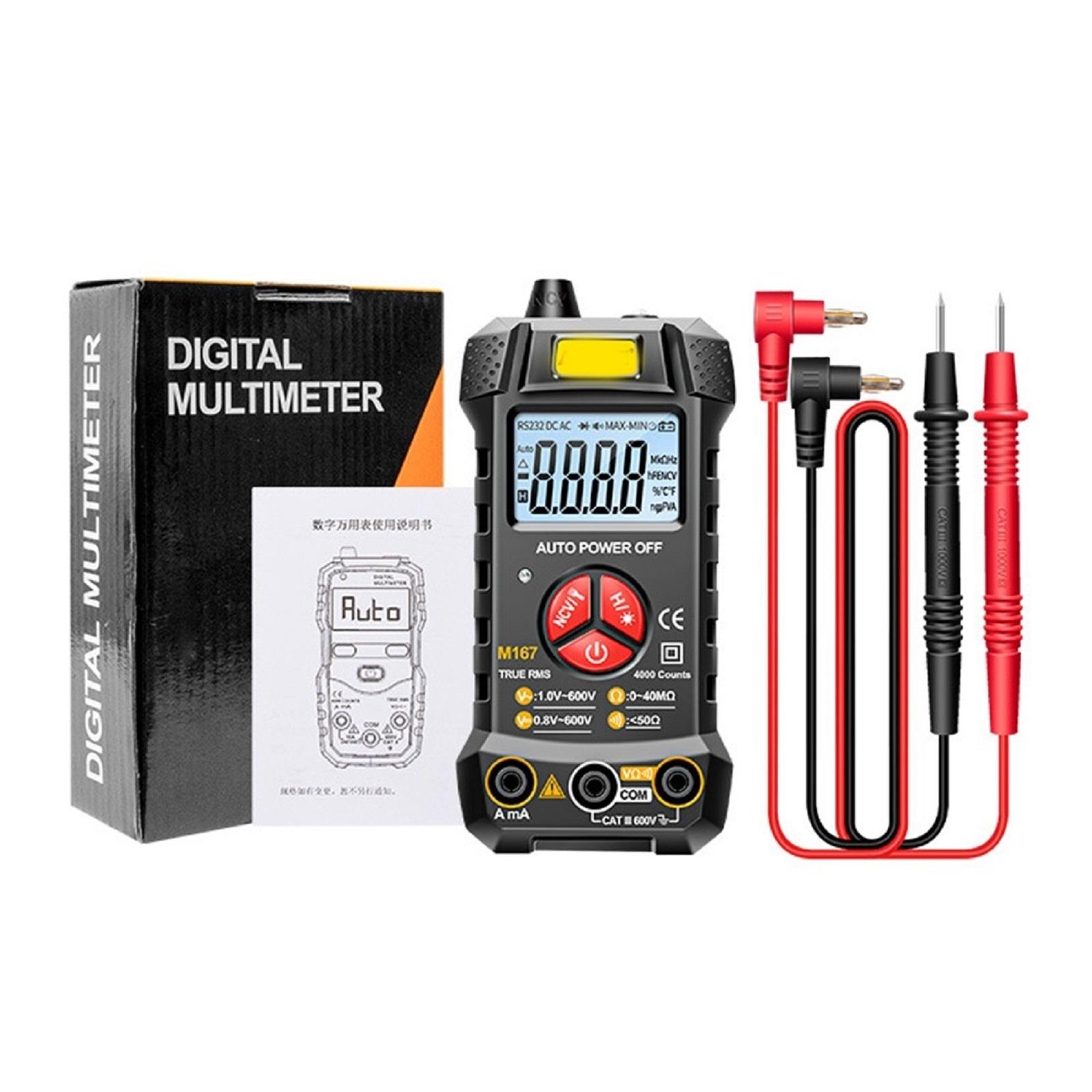 

Digital Multimeter M167 with Auto Ranging NCV Detection and Data Hold Function for Accurate Electrical Testing China Mainland
