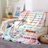 Granddaughter'S Love Blanket Personalized Name Blankets Soft And Comfortable Against The Skin Naps And The Office A Wonderful Gift For Friends Family