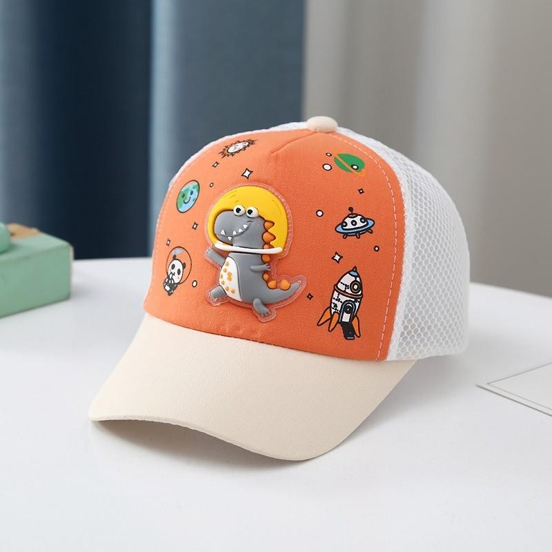 Childrens Cartoon Cotton Baseball Cap With Sun Protection And Breathability For Summer Play
