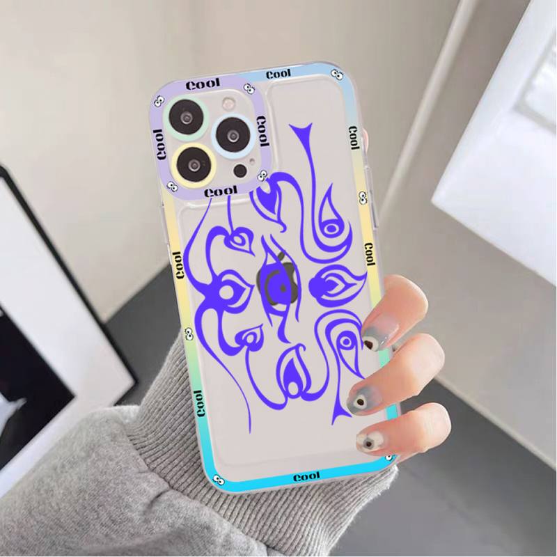 Eyes Art Phone Case for iPhone 11 12 13 Mini Pro Max 14 Pro Max Case shell
