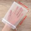 50-Pack Nylon Gusseted Gift Bags with Drawstring, Transparent Wedding Favor Bags, Jewelry Packaging, Holiday Gifts, Cosmetics & Candy Pouches, White