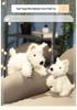 Cute West Highland Terrier Plush Toy - Soft Comfort Doll and Sleep Companion for Kids