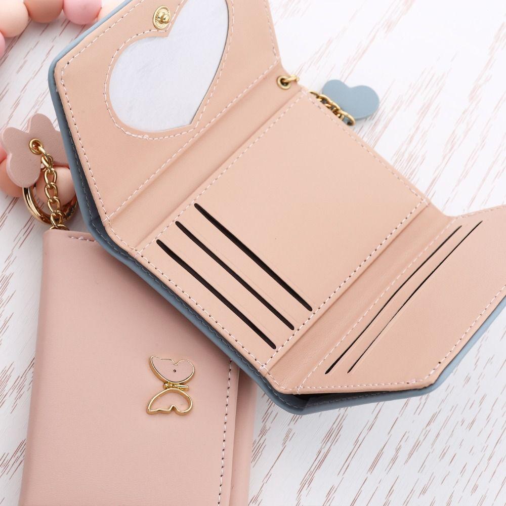 Carteira de Pulso Estilo Boho Borboleta Chaveiro Pulseira Carteira Chaveiro Acessório Feminino