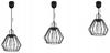 Hanging Lamp, Ceiling Chandelier, Wire Shade, Led