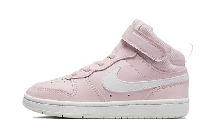 Nike Court Borough Mid 2 PS Pearl Pink White CD7783-601 29.5