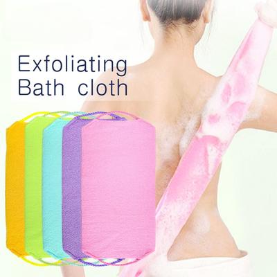 1PC Bath Towel Pull Back Strap Wash Scrubbers Exfoliating Scrub Sponges New