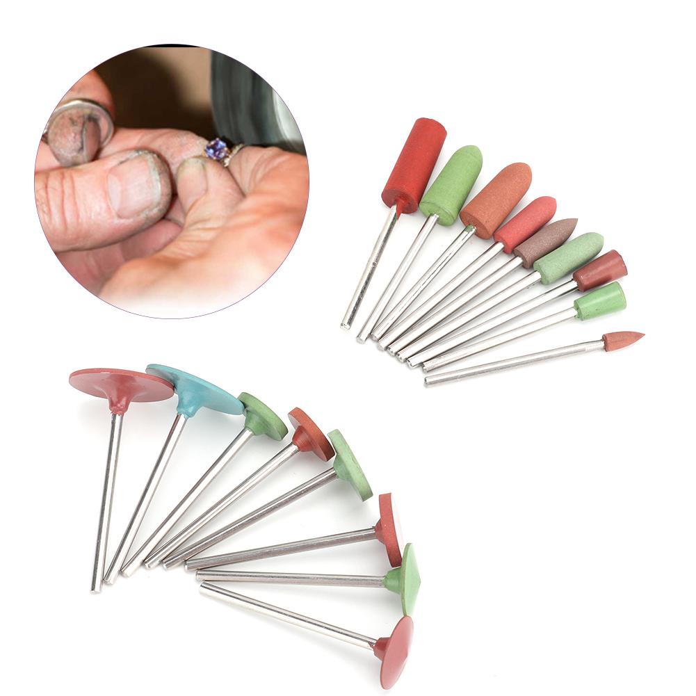 17 Stück/Set Schmuck Polierkopf Schleifen Polierscheibe Schmuckherstellung Zubehör Werkzeug