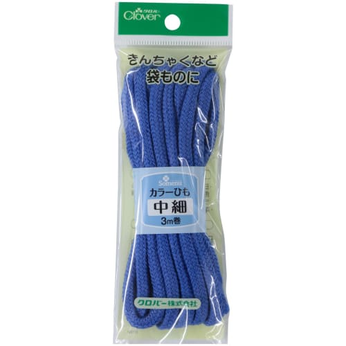 Clover Color String Medium Thin 3m Roll Cobalt Blue 26-154