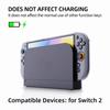 Detachable Protective Cover Crystal Game Console Shell Dockable Case for Nintendo Switch 2 Joycon