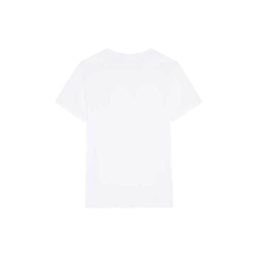 Maison Kitsune Dressed Fox Regular T-shirt White Women Streetwear LW00112KJ0008-P100