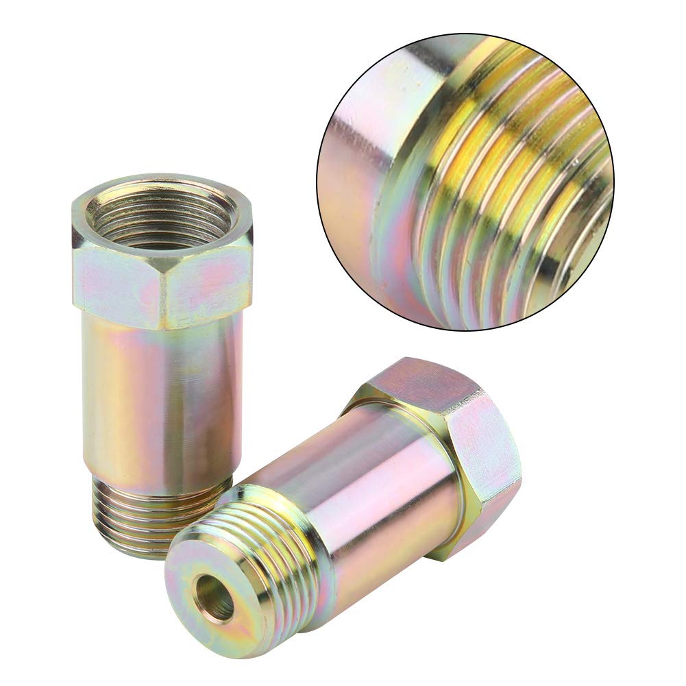 2pcs 45mm M18*1.5 O2 Oxygen Sensor Extender O2 Sensor Extension Spacer,Oxygen Sensor Adapter Oxygen Sensor Spacer Extension Spacer Adapter Plug