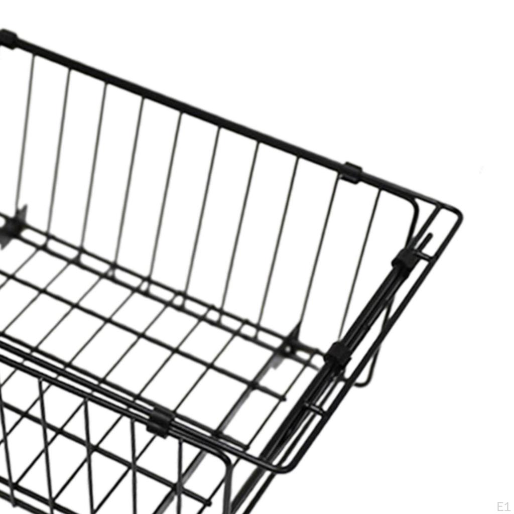 Camping Storage Basket Easy Carrying Pantry Organization Food Multiuse Picking