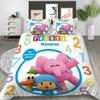 Animation POCOYOS Soft Duvet Cover Pilowcase Anime Yo Beding Set Adult People Boy Girl Bedrom Decoration Children Gift Single Double