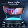 Ecran LED pentru Cască Controlat prin Aplicație: Editare mobilă color personalizabilă pentru motociclete și ciclism