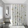 Bathroom Thickened Curtain Cloth MildewProof Waterproof Shower Curtain Set Free Punching Bathroom Partition Curtain Door Curtain Window