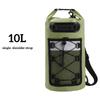 BEPAN 40L Floating Dry Bag for Kayaking Swimming Beach Waterproof Water Sports Rafting Boating Backpack Mesh Kayak Roll Top Travel Bag
