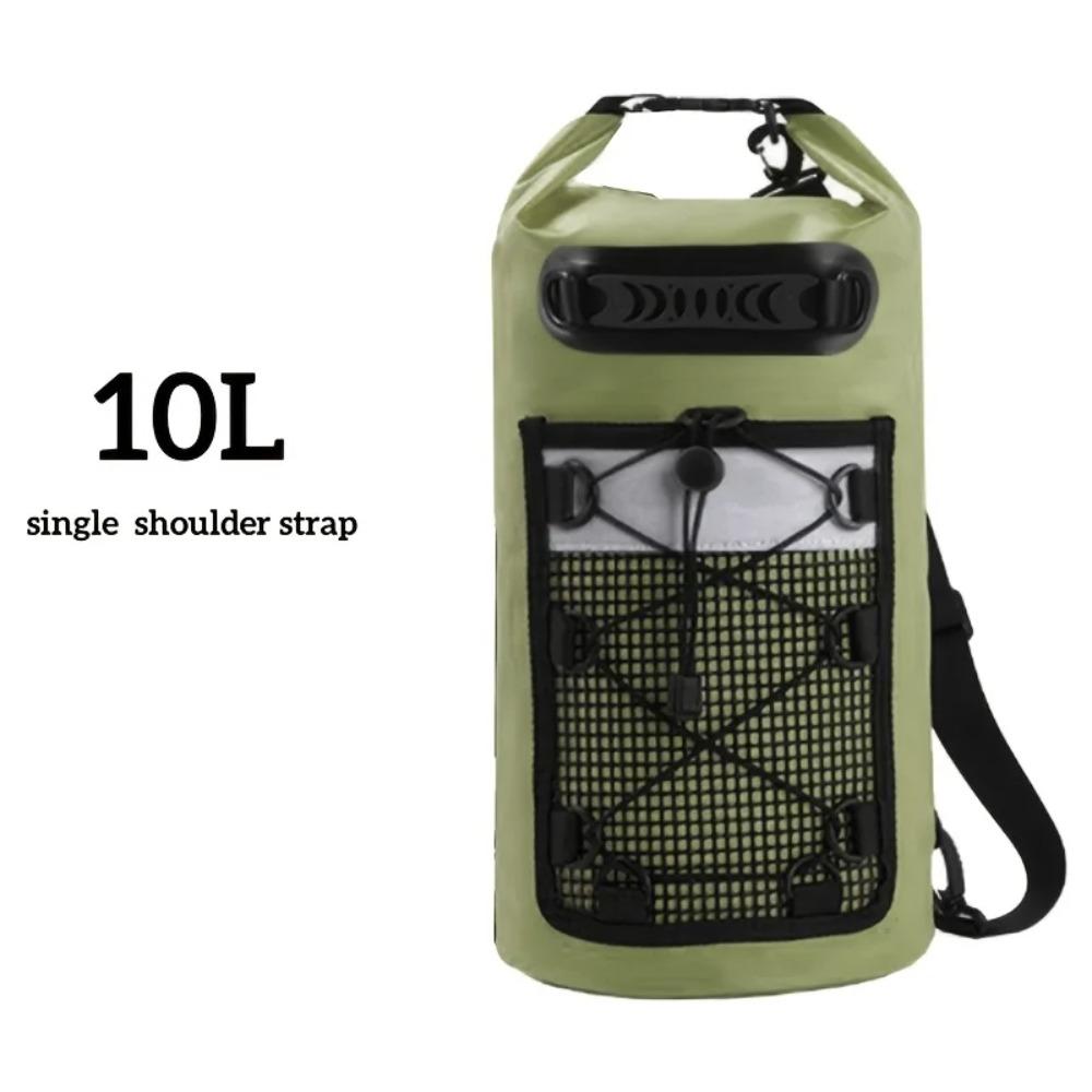 BEPAN 40L Floating Dry Bag for Kayaking Swimming Beach Waterproof Water Sports Rafting Boating Backpack Mesh Kayak Roll Top Travel Bag