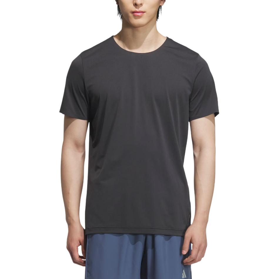 Adidas Climacool Running T Shirt Men's Black/Dark Silver Gray JY7010-