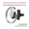 MagSafe 17mm Ball Head Bracket Zinc Alloy for Apple Wireless Charger, Car Mount