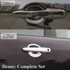 Car Upgrade Decoration Door Handle Cover For Ford Fusion Edge 2006-2012 Chrome Silver Accessories Exterior Styling