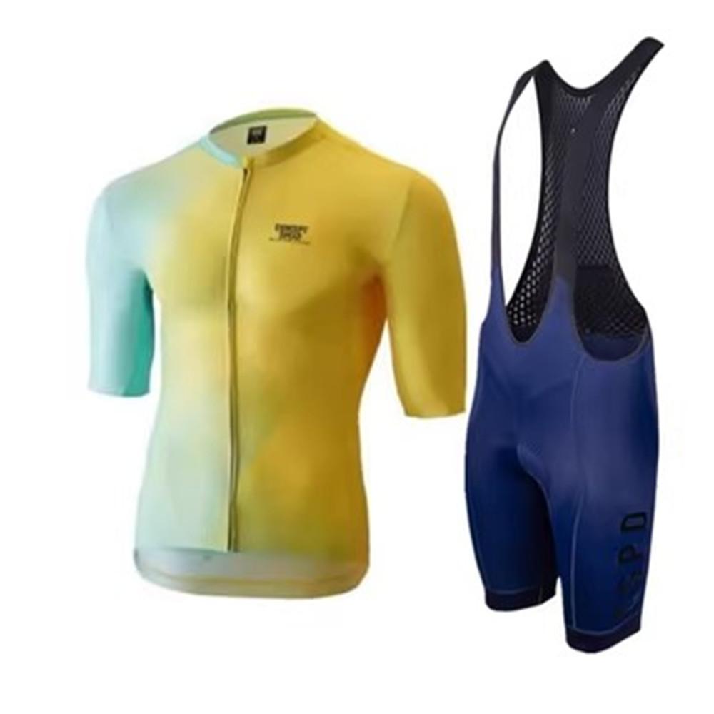 CSPD Summer Overalls Set Road Mountain Bike Cycling Suit Short Sleeve Outdoor Riding Special XXS