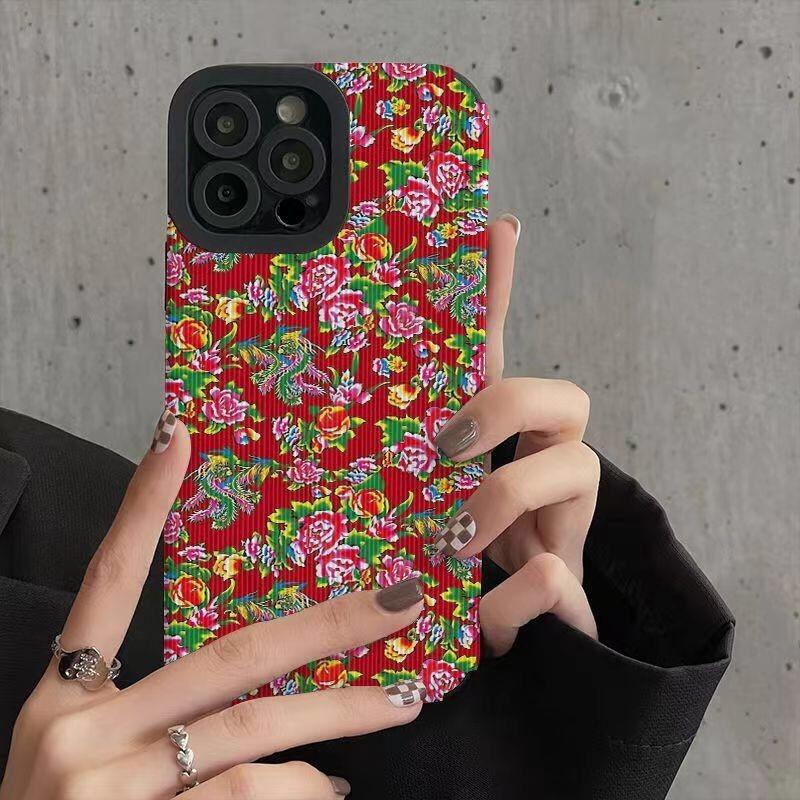Tulip Flowers Phone Case For Iphone 14 Pro Max 13 Mini 11 12 Camera Protect Shockproof Silicone Cover For Iphone Xr Xs X 7 8plus