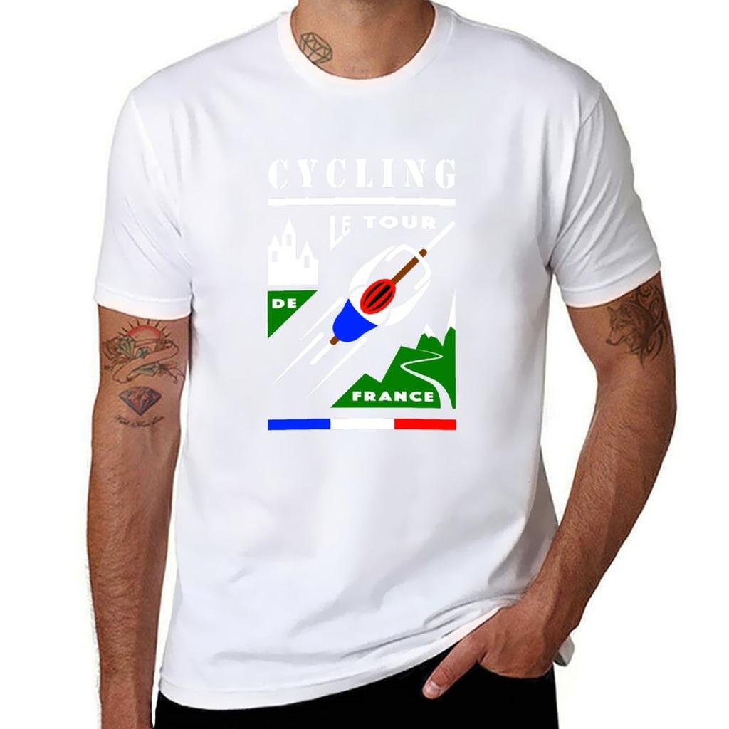 Cycling Tour Cyclist Tshirt Boys Whites Baggy Shirts Summer Tops Unisexs Tshirts