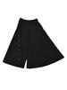 Debaseute Button Detail Flare Pants Esfdvpt13Bst