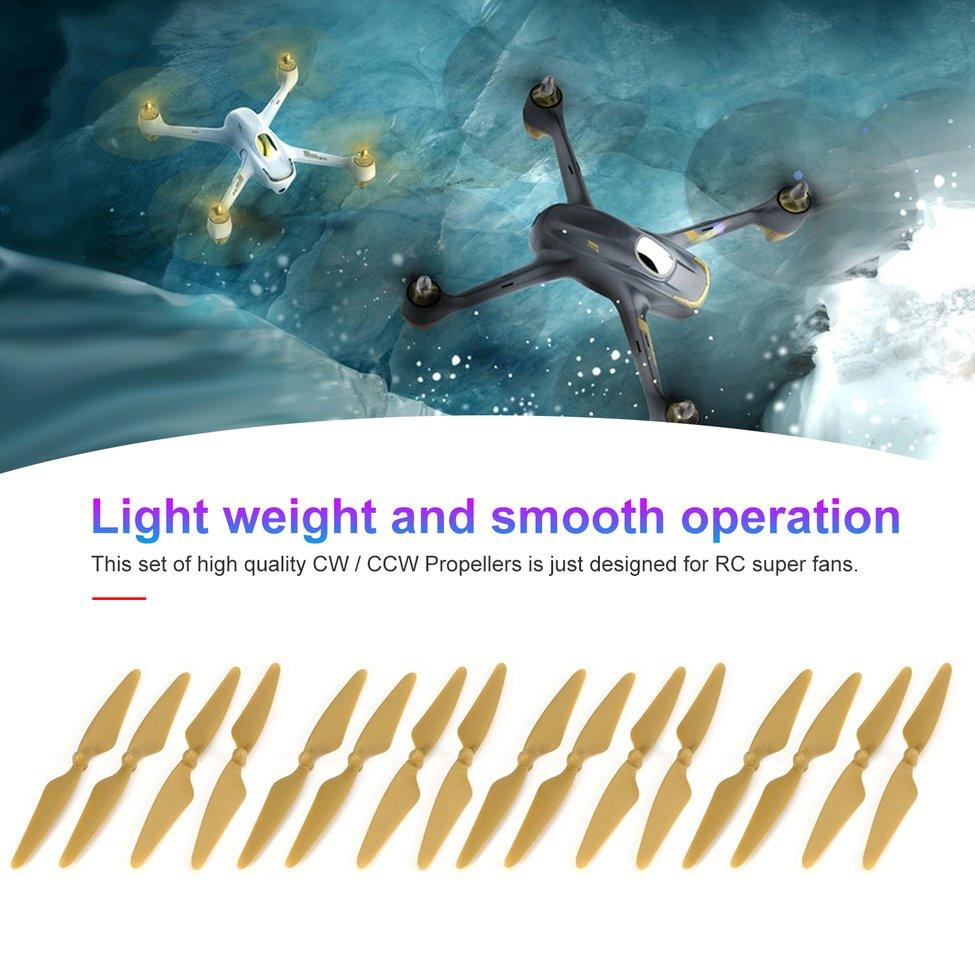 CCW Requisiten für Hubsan H501S MJX B2C 8 stücke 3 Blatt Propeller CW CCW Requisiten für Hubsan H501S MJX B2C 8 stücke 3 Blatt Propeller CW