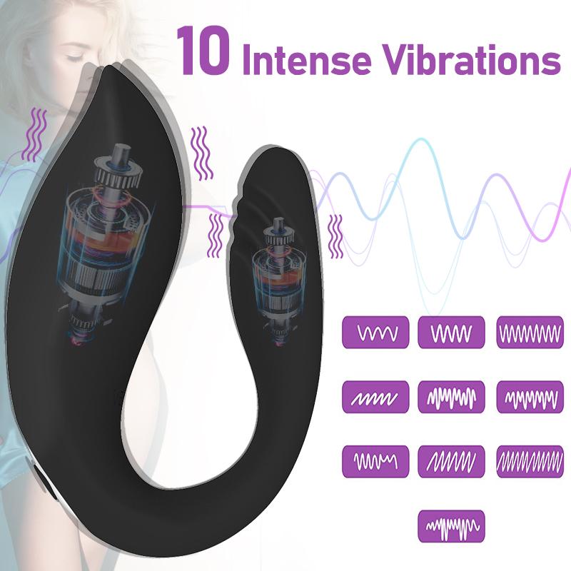 Wireless Remote Control Double Vibrators For Couple Wearable Dildo Female G Spot Stimulator Sex Toys Goods For Women Adults