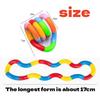 2/5Pcs Versatile Twist Rope Twist Loop Wrapping Toys Twist Music Stress Relieving Toys Adult Stress Relieving Artifact