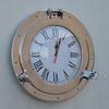 30.48 Cm Nickel Plated Porthole Ship Décor Aluminium Porthole Marine Time Quartz Wall Clock Porthole Home Décor Item