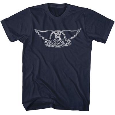 Aerosmith Vintage Wings Logo Men's T Shirt Rock Band Concert Tour Merch Metal
