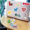 100Pcs Aesthetic Stickers 100 Pvc Waterproof Cute Cartoon Guitar Luggage Outdoor Fresh Stickers
