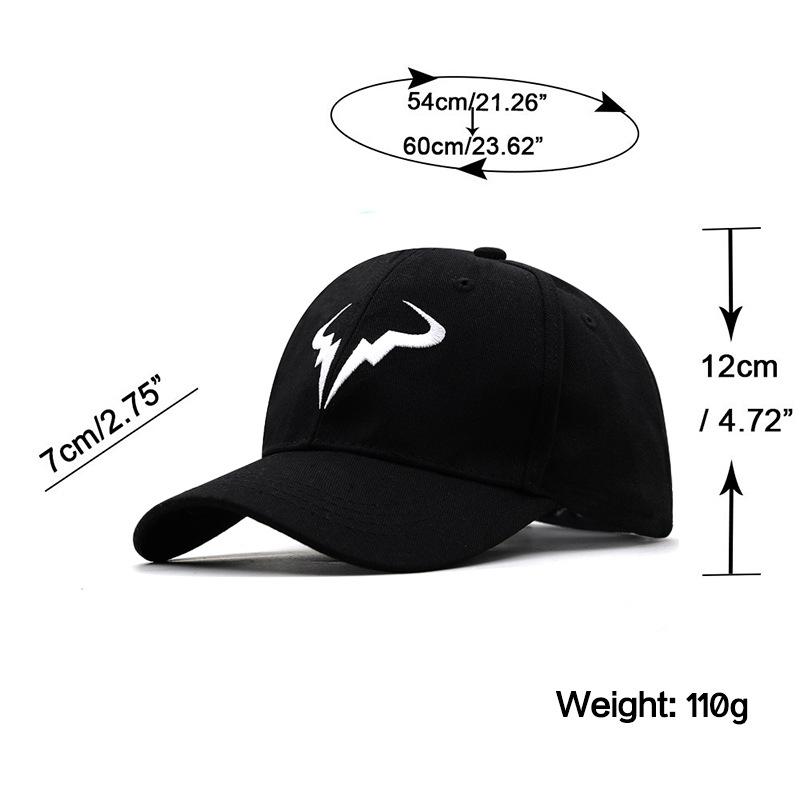 Spring new ebey hot sale federer croissant spring sunscreen baseball cap men's and women's hats