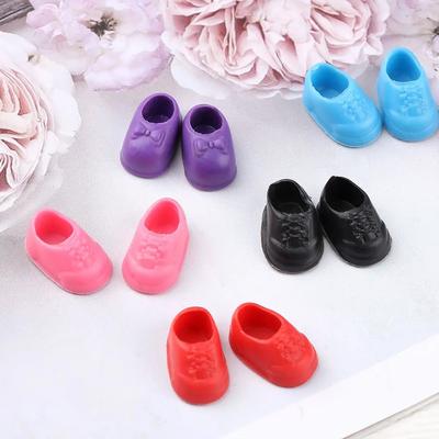 1Pair Doll Shoes For 8~16cm Dolls Stand Fashion Sandals Doll Accessories PVC Doll Wear Suit 1/8 Doll Body General-Purpose