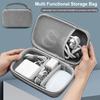 Data Cable Carrying Case Lightweight Data Cable Storage Bag Multifunction Electronic Storage Case for Adapter Mouse Power Supply
