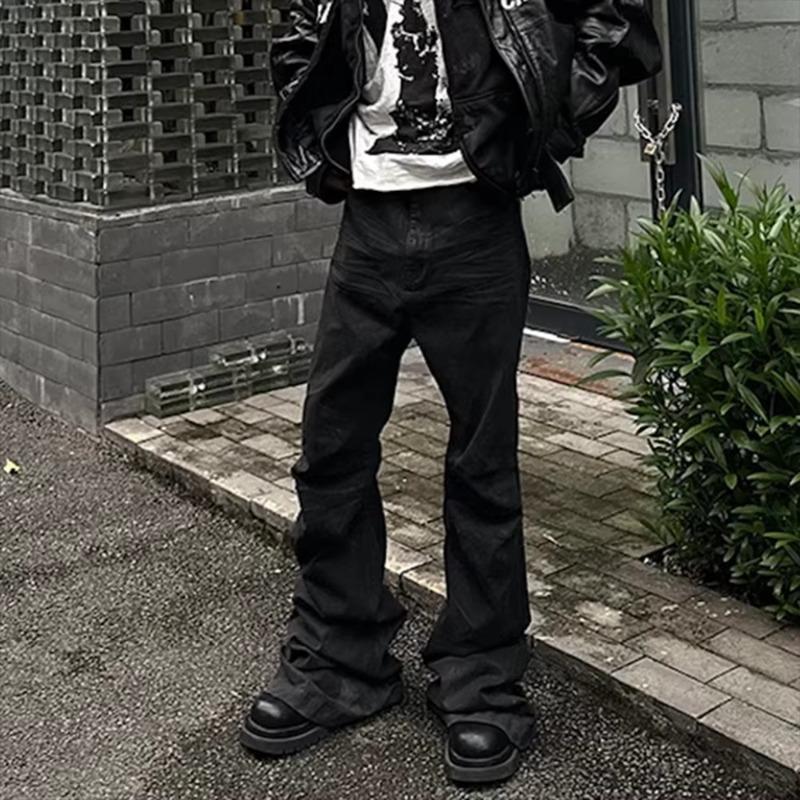 FlowStreet Melnā līme pārklājuma Boot Cut