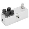 Effect Pedal Mini Full Metal 4 Functions Knobs Overdrive Pedals for Electric Guitar Bass