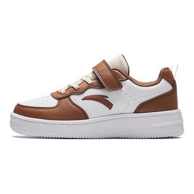 Comfortable Non-Slip Durable Kids Skate Shoes Kids Sneakers Anta-White Sorghum-Brown A332418004H-2