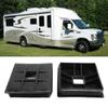 2 Pcs 4in Square Bumper Cap ABS Pipe Hole Plug End Protector Cover Concealed Sewage Hoses for RV Cam