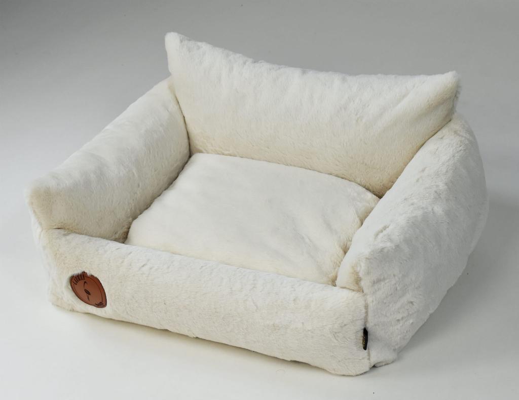 Fluffy Cream Bed - 60cm x 50cm