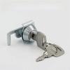 Rust-Resistant Mini Cam Lock with Quick Clip Silver Easy Replacement POS Drawer Lock Metal Cabinet with Keys