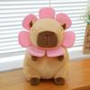 Sunflower Capybara Plush Toys Adorable Cartoon Girl Kid Holiday Gifts Dolls