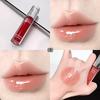 SHAQINUO Tinted Lip Serum 2.6g Deep Moisturizing Hydrating Tinted Lip Gloss Watery Glossy Mirror Finish Natural Nude Makeup
