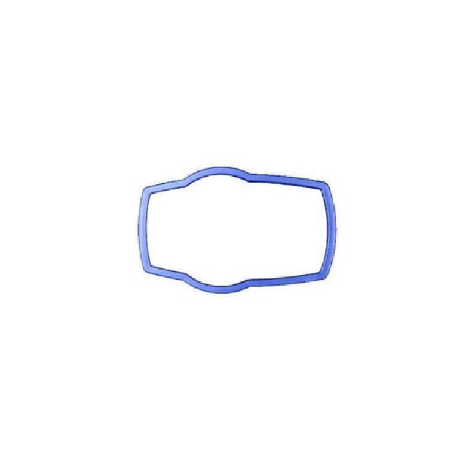 For BMW X2 F39 2018-2021 Blue Aluminum Car Central Console Multimedia Frame Trim