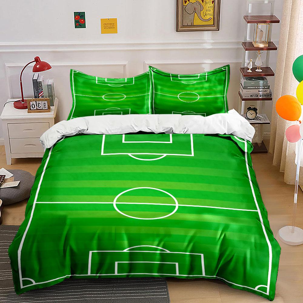 Schema di layout del campo da calcio. Set lenzuola Set copripiumino Copripiumini Federe(1*Copripiumino 2*Federe senza imbottitura piumone)