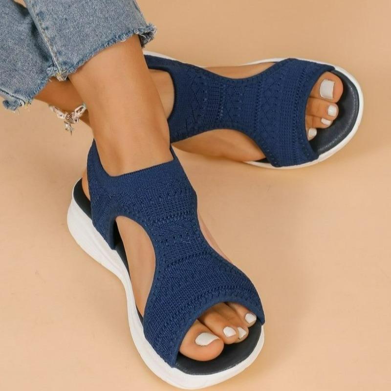 Fashion 2025 New Mesh Summer Platform Sandals Open Toe Wedge Sandals Ladies Light Casual Shoes Zapatillas Muje