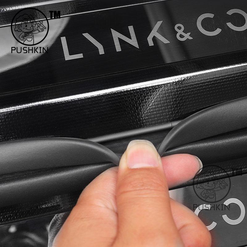 For Lynk & Co 900 2025 2026 Car Door Sill Guards Stainless steel Protector Threshold Trim Cover Sticker Accessories