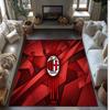AC Milan Printed Flannel Area Rug Non Slip Soft Polyester Floor Carpet Indoor Decor Mat for Bedroom Living Room Sofa Game Room Home Decoration
